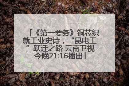 《第一要务》铜芯织就工业史诗，“昆电工”跃迁之路 云南卫视今晚21:16播出
