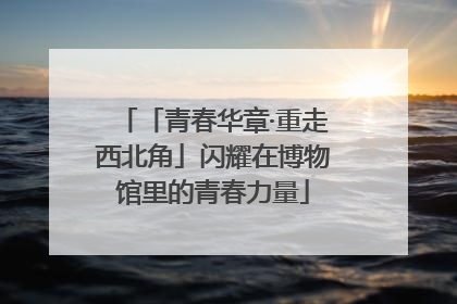 「青春华章·重走西北角」闪耀在博物馆里的青春力量