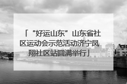 “好运山东”山东省社区运动会示范活动济宁凤翔社区站圆满举行
