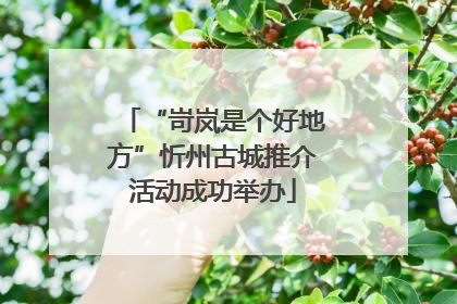“岢岚是个好地方”忻州古城推介活动成功举办