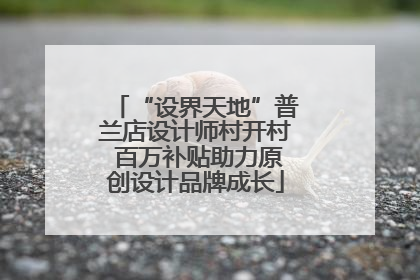 “设界天地”普兰店设计师村开村 百万补贴助力原创设计品牌成长