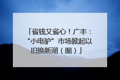 省钱又省心！广丰：“小电驴”市场掀起以旧换新潮（图）