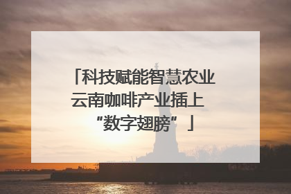 科技赋能智慧农业 云南咖啡产业插上“数字翅膀”