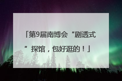 第9届南博会“剧透式”探馆，包好逛的！