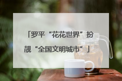 罗平“花花世界”扮靓“全国文明城市”