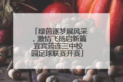 绿茵逐梦展风采，激情飞扬启新篇 宜宾筠连三中校园足球联赛开赛