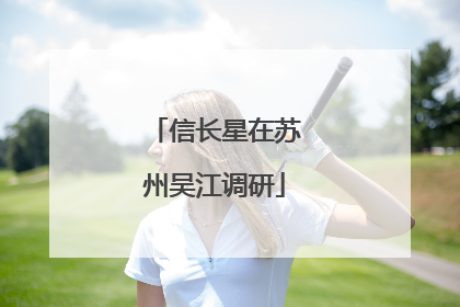 信长星在苏州吴江调研