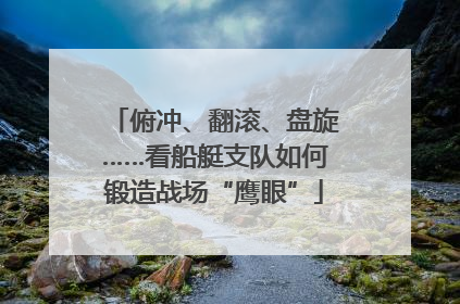 俯冲、翻滚、盘旋……看船艇支队如何锻造战场“鹰眼”