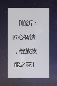 临沂：匠心智造，绽放技能之花