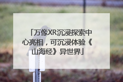 万像XR沉浸探索中心亮相，可沉浸体验《山海经》异世界