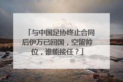 与中国足协终止合同后伊万已回国，空留帅位，谁能接任？