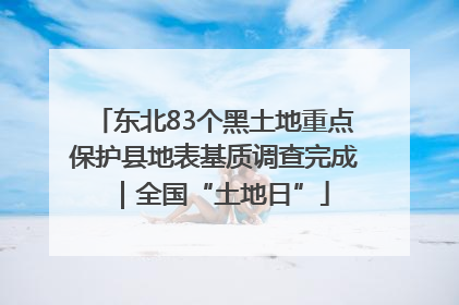 东北83个黑土地重点保护县地表基质调查完成｜全国“土地日”