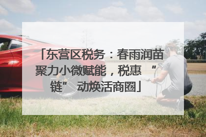 东营区税务：春雨润苗聚力小微赋能，税惠 “链” 动焕活商圈