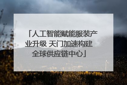 人工智能赋能服装产业升级 天门加速构建全球供应链中心