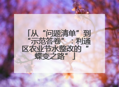 从“问题清单”到“示范答卷”：利通区农业节水整改的“蝶变之路”