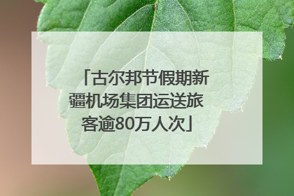 古尔邦节假期新疆机场集团运送旅客逾80万人次