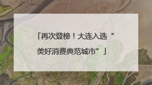 再次登榜！大连入选“美好消费典范城市”