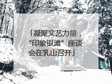 凝聚文艺力量，“印象银滩”座谈会在乳山召开