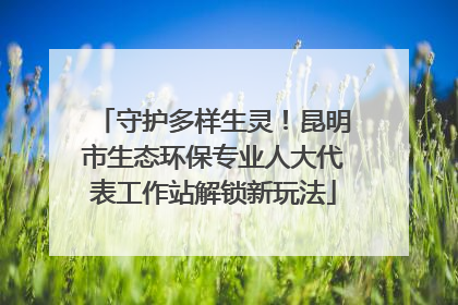 守护多样生灵！昆明市生态环保专业人大代表工作站解锁新玩法