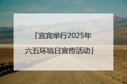 宜宾举行2025年六五环境日宣传活动