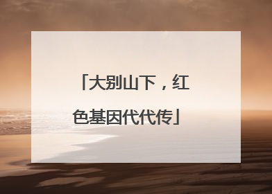 大别山下，红色基因代代传