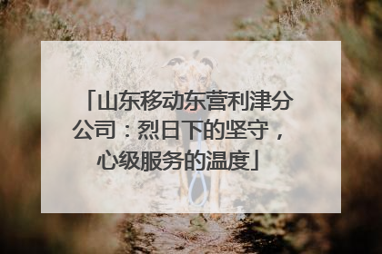 山东移动东营利津分公司：烈日下的坚守，心级服务的温度