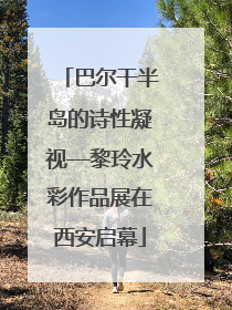 巴尔干半岛的诗性凝视—黎玲水彩作品展在西安启幕