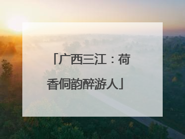 广西三江：荷香侗韵醉游人