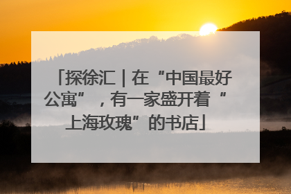 探徐汇｜在“中国最好公寓”，有一家盛开着“上海玫瑰”的书店