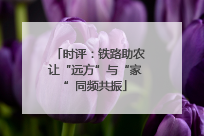 时评：铁路助农让“远方”与“家”同频共振