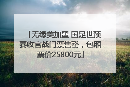 无缘美加墨 国足世预赛收官战门票售罄，包厢票价25800元