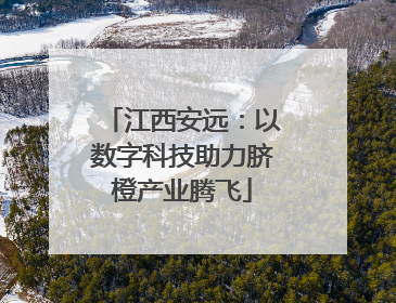 江西安远：以数字科技助力脐橙产业腾飞