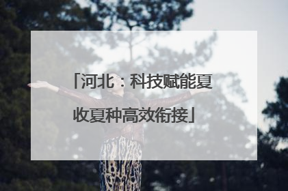 河北：科技赋能夏收夏种高效衔接