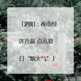 泗阳：夜市经济升温 点亮夏日“烟火气”