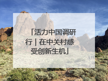 活力中国调研行｜在中关村感受创新生机