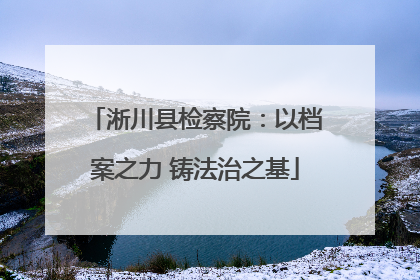 淅川县检察院：以档案之力 铸法治之基