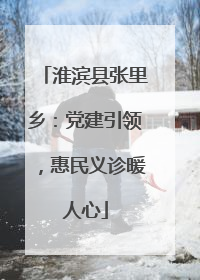 淮滨县张里乡：党建引领，惠民义诊暖人心