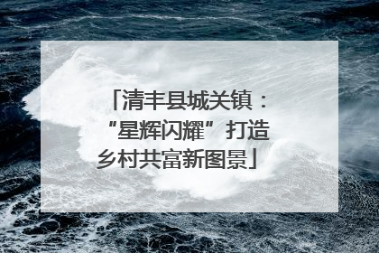 清丰县城关镇：“星辉闪耀”打造乡村共富新图景
