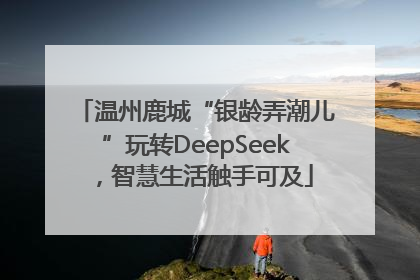 温州鹿城“银龄弄潮儿”玩转DeepSeek，智慧生活触手可及