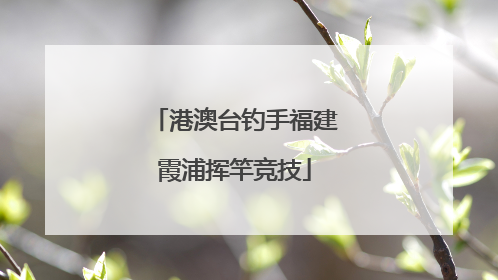 港澳台钓手福建霞浦挥竿竞技