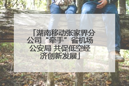 湖南移动张家界分公司“牵手”省机场公安局 共促低空经济创新发展