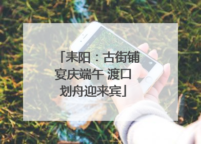 耒阳：古街铺宴庆端午 渡口划舟迎来宾