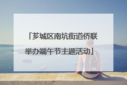 芗城区南坑街道侨联举办端午节主题活动