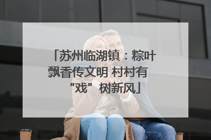 苏州临湖镇：粽叶飘香传文明 村村有“戏”树新风