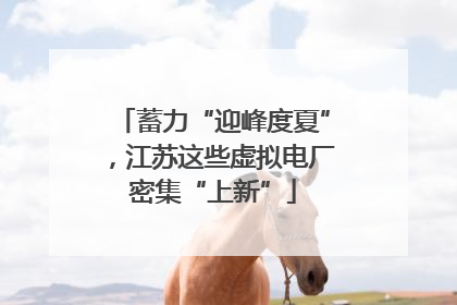 蓄力“迎峰度夏”，江苏这些虚拟电厂密集“上新”