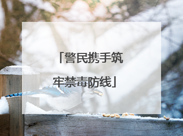警民携手筑牢禁毒防线