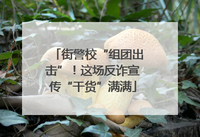 街警校“组团出击”！这场反诈宣传“干货”满满
