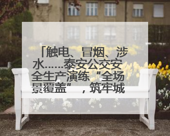 触电、冒烟、涉水……泰安公交安全生产演练“全场景覆盖”，筑牢城市出行“安全生命线”