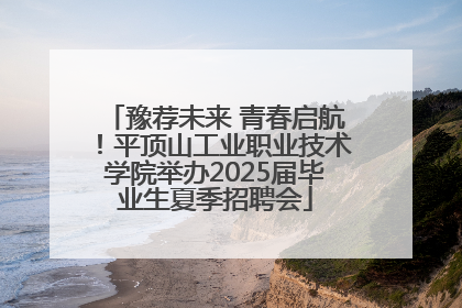 豫荐未来 青春启航！平顶山工业职业技术学院举办2025届毕业生夏季招聘会