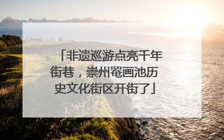 非遗巡游点亮千年街巷，崇州罨画池历史文化街区开街了